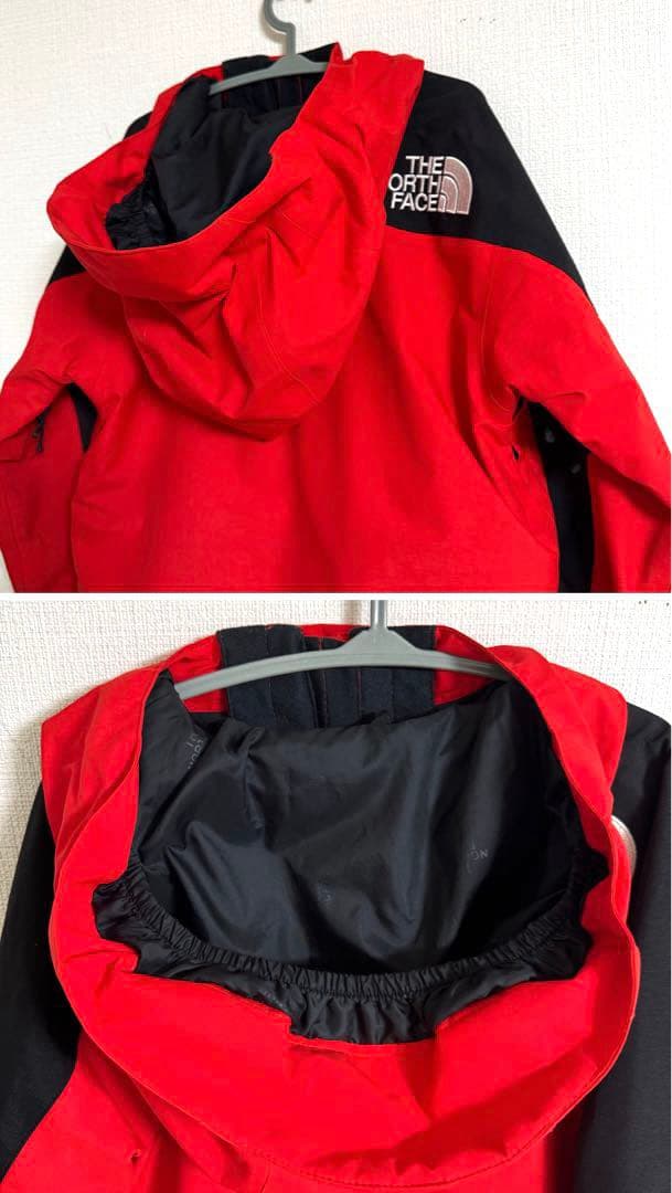 ノースフェイス キッズ 110 マウンテンジャケット GORE-TEX 赤 FR