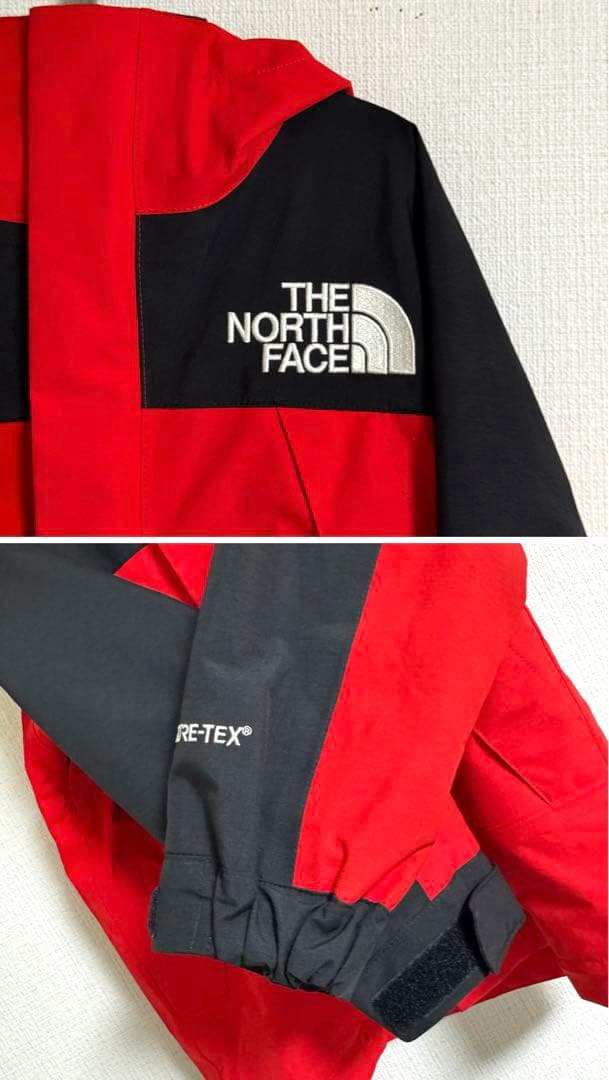 ノースフェイス キッズ 110 マウンテンジャケット GORE-TEX 赤 FR
