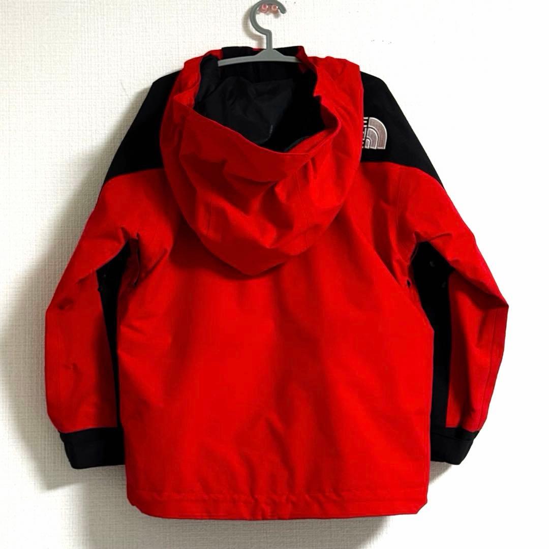 ノースフェイス キッズ 110 マウンテンジャケット GORE-TEX 赤 FR