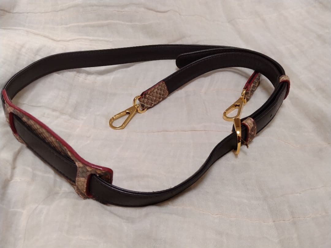 【未使用】ココセリュクスゴールド 3WAYトートバッグ *ダークブラウン