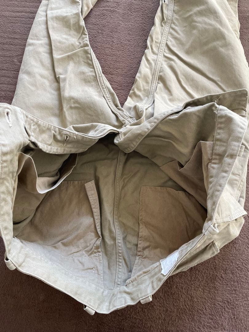 実物50's〜 フランス軍 M52チノトラウザーズ チノパン