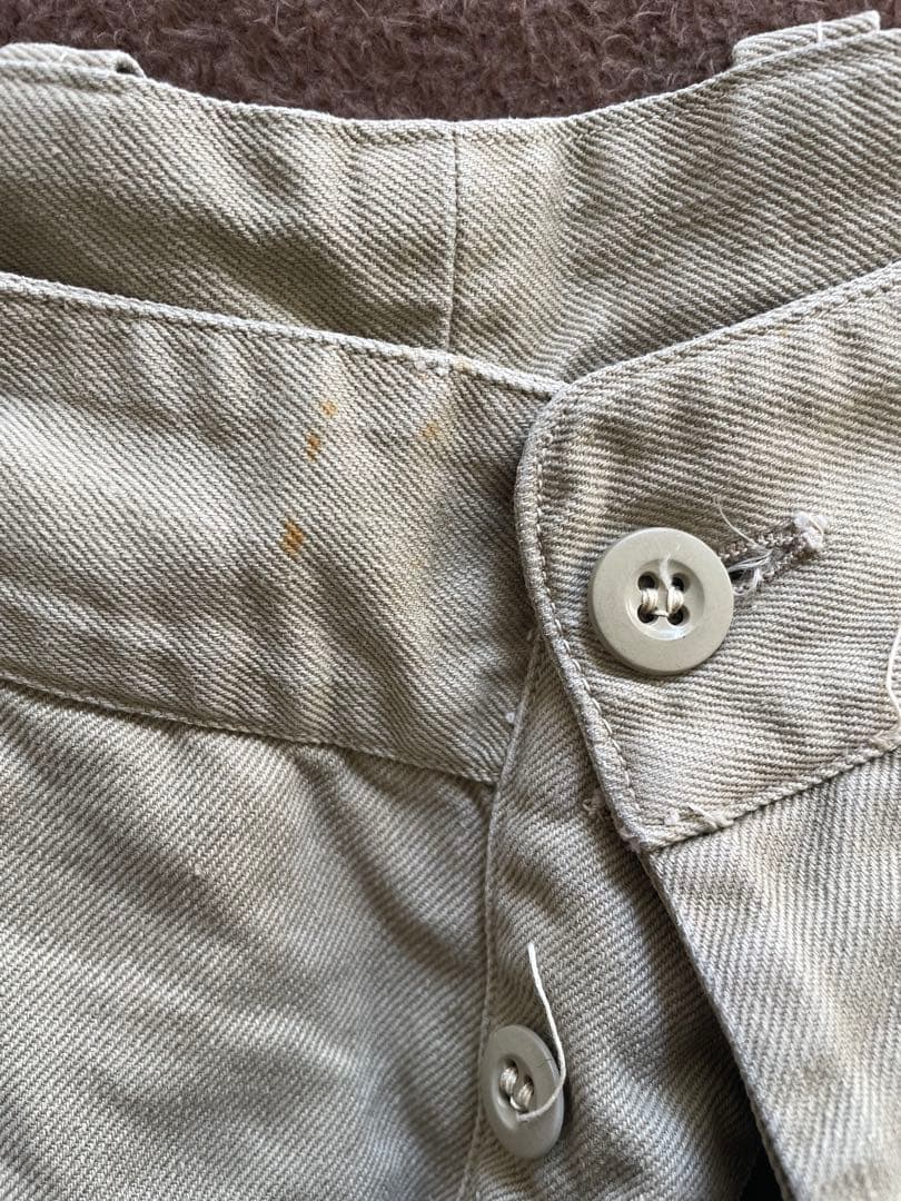 実物50's〜 フランス軍 M52チノトラウザーズ チノパン