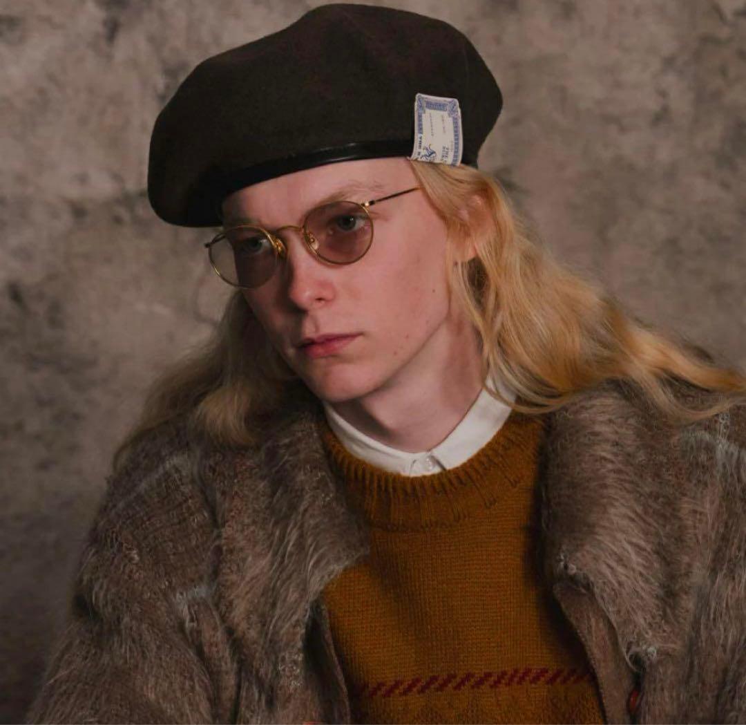 THE H.W.DOG & CO. ベレー帽 サイズ40 ブラック