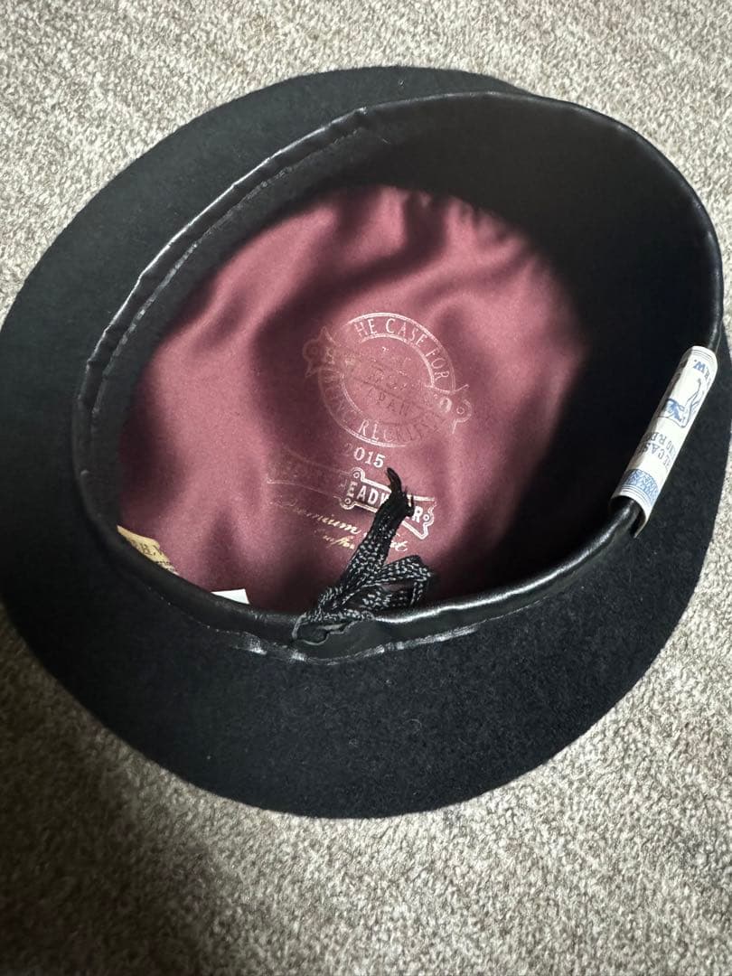 THE H.W.DOG & CO. ベレー帽 サイズ40 ブラック