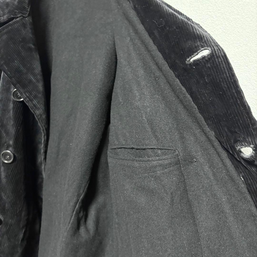 美品 希少 フランス製 ビンテージ 太畝コーデュロイ ダブルジャケット