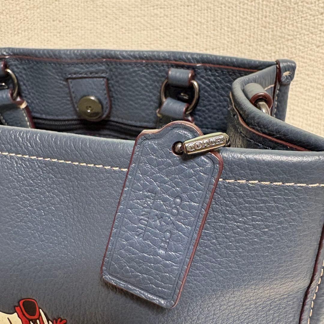 ぴー COACH スヌーピーコラボ CE849 2wayレザーバッグ