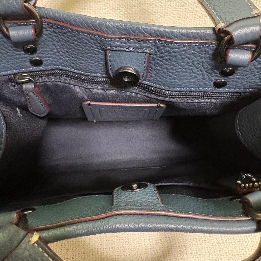 ぴー COACH スヌーピーコラボ CE849 2wayレザーバッグ