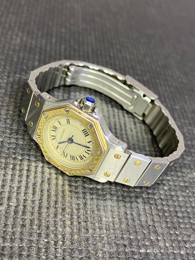 カルティエ Cartier Santos Octagon SMレディース腕時計