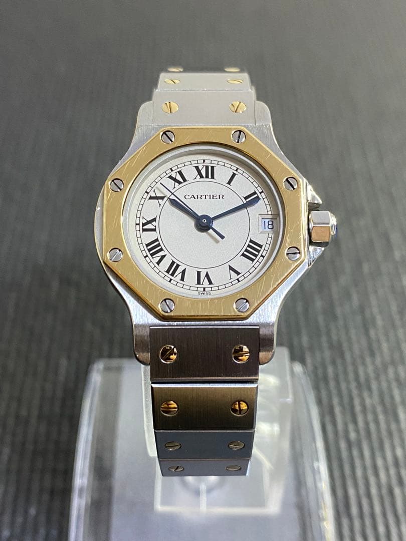 カルティエ Cartier Santos Octagon SMレディース腕時計