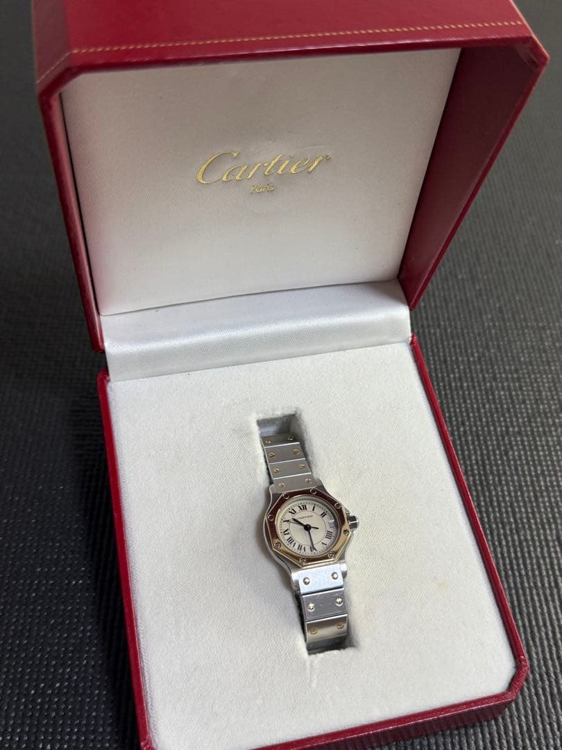 カルティエ Cartier Santos Octagon SMレディース腕時計