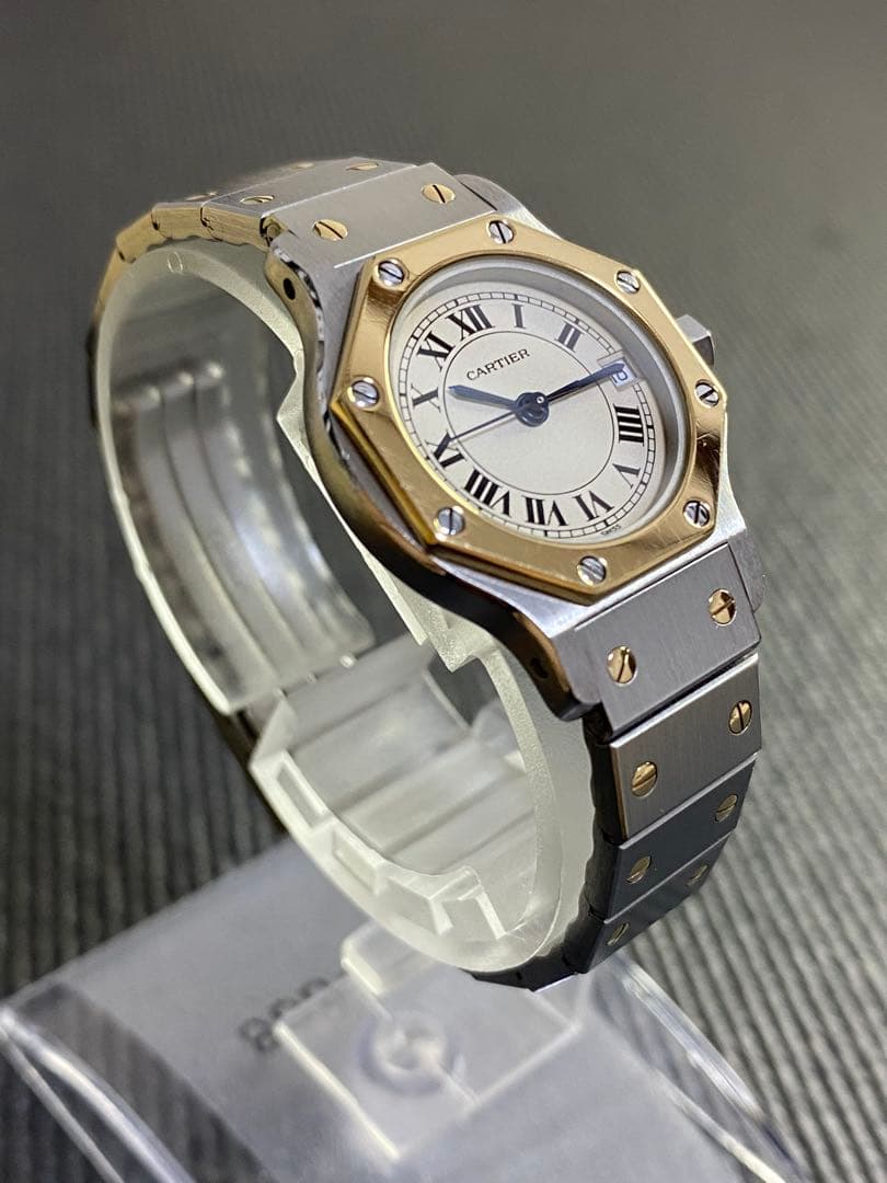 カルティエ Cartier Santos Octagon SMレディース腕時計