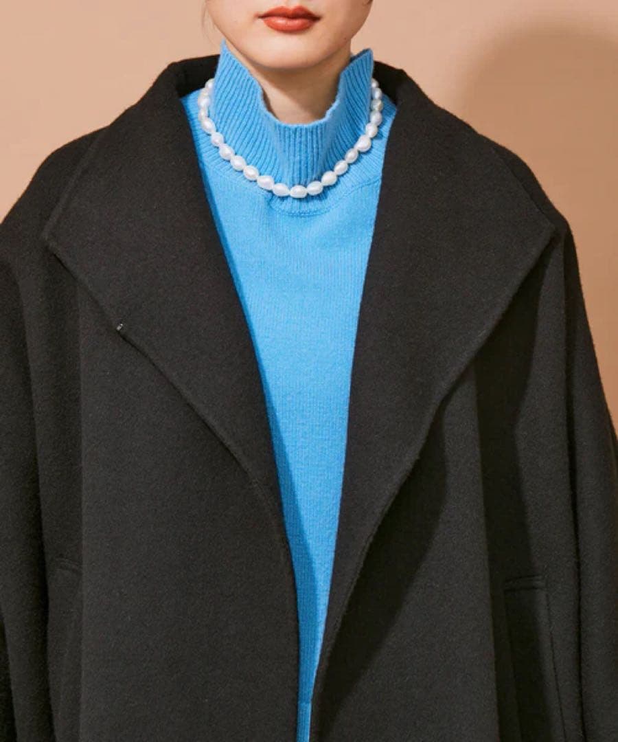 未使用級ADAM ET ROPÉ アダムエロペ スタンドカラーリバーコート