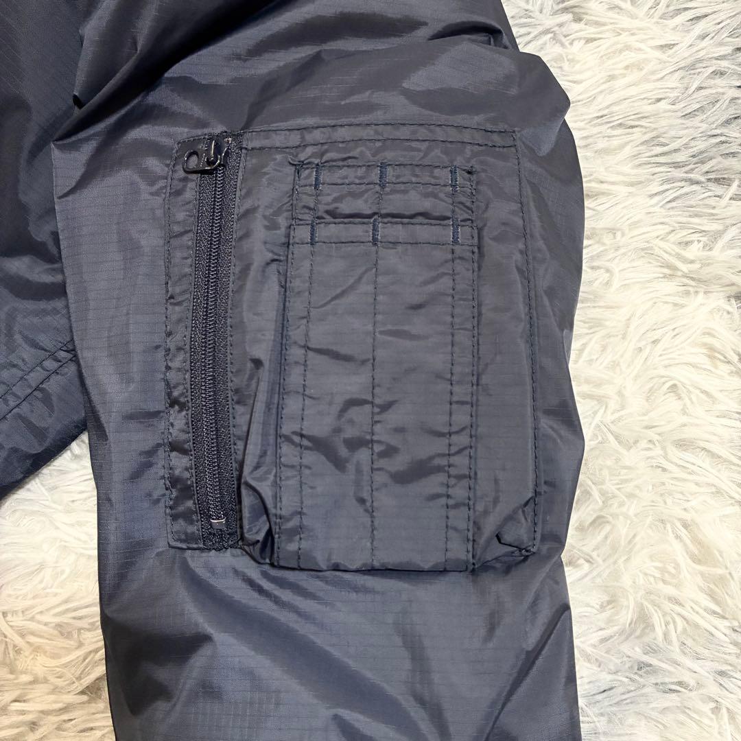 美品【NANGA】MA-1 オーロラテックス ダウンジャケット ネイビー M