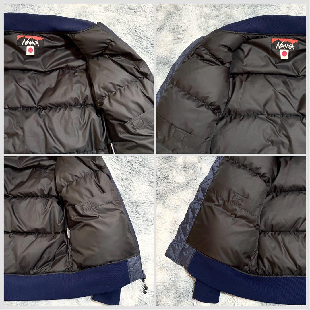 美品【NANGA】MA-1 オーロラテックス ダウンジャケット ネイビー M