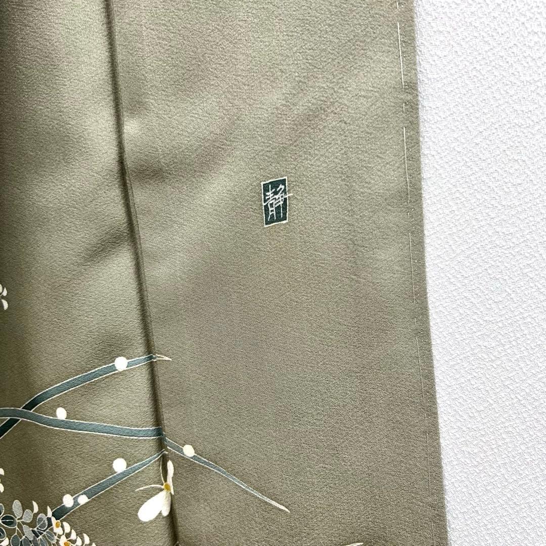 エリザベス★プロフ必読様　五つ紋　五三の桐　色留袖　比翼無し　作家物　共柄八掛