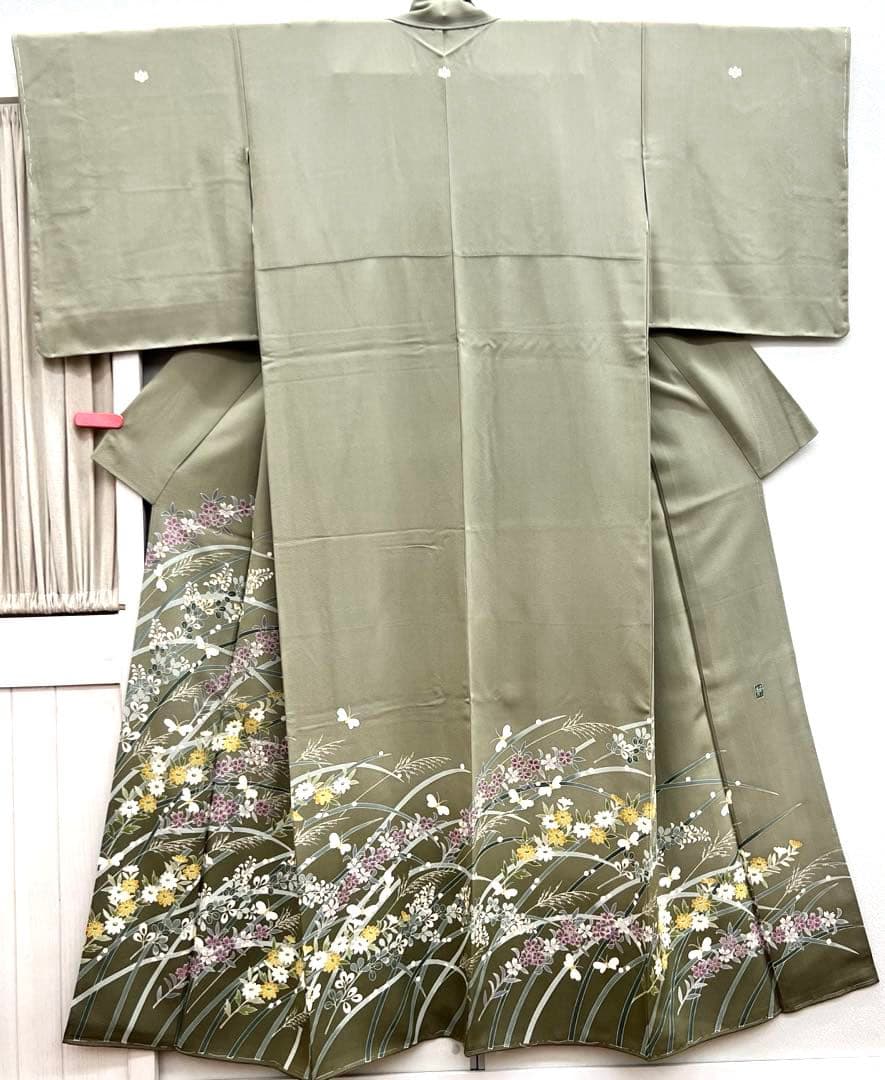 エリザベス★プロフ必読様　五つ紋　五三の桐　色留袖　比翼無し　作家物　共柄八掛