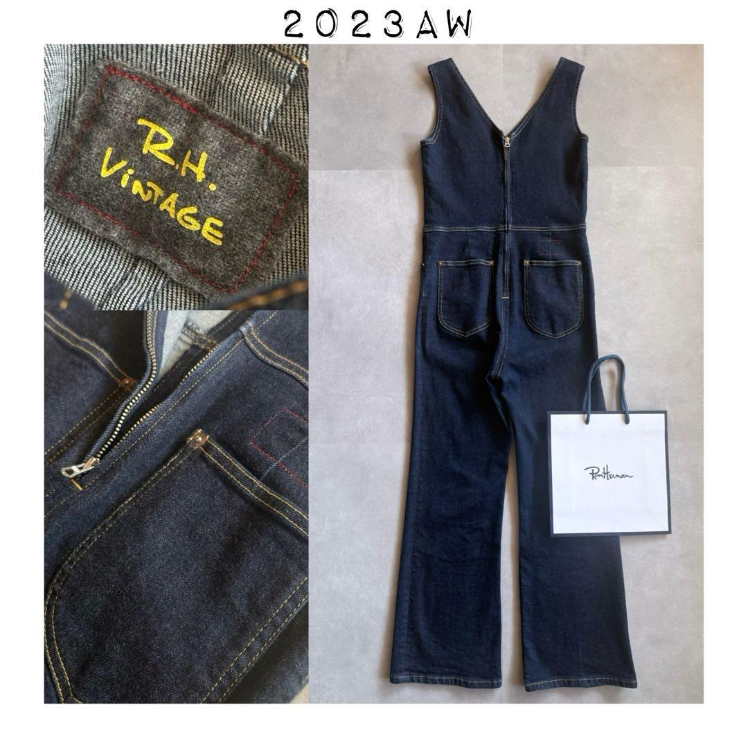 【2023／美品✨】RonHerman インディゴデニム　オーバーオール