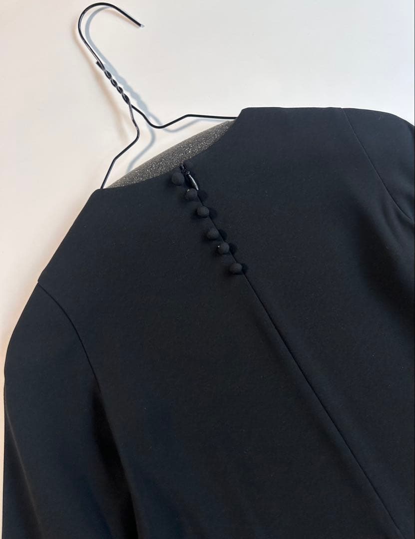 【美品】Mame Kurogouchi/マメクロゴウチ/ブラックワンピース120