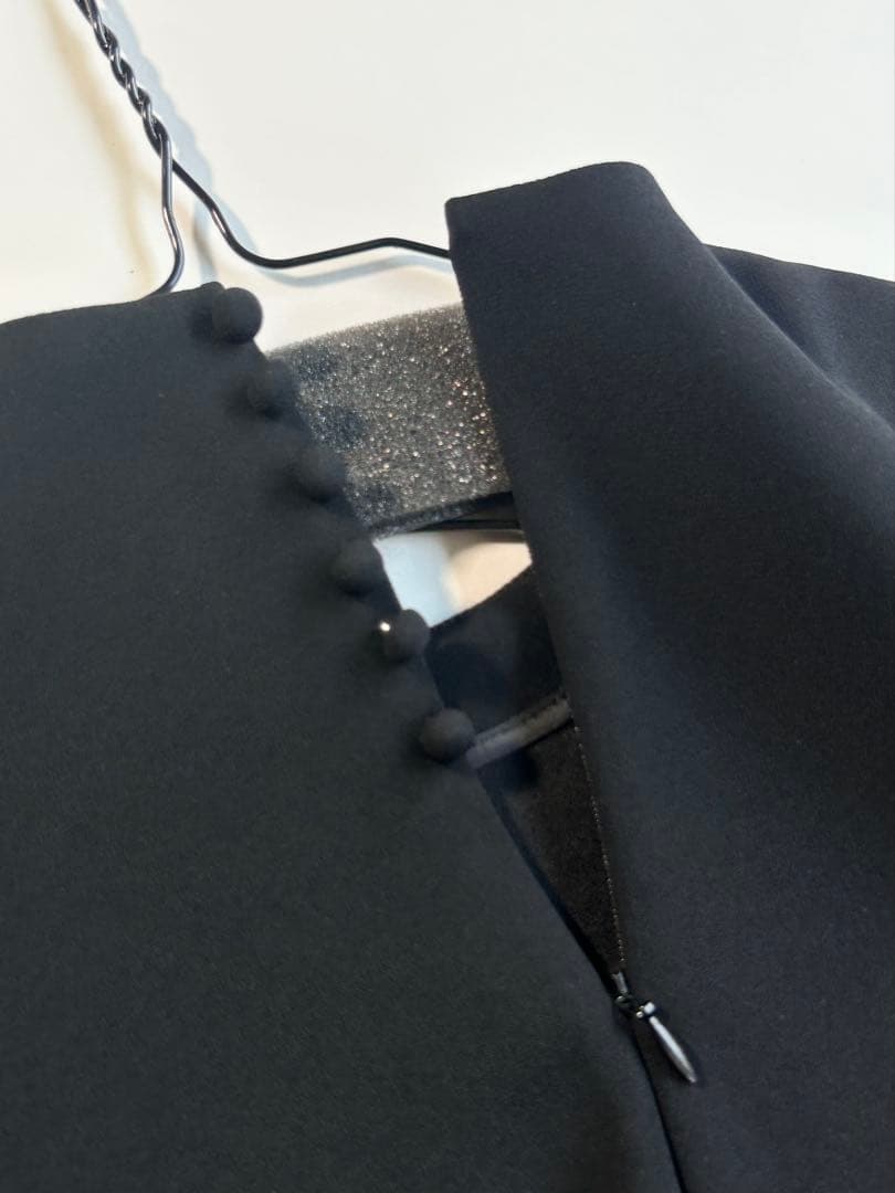 【美品】Mame Kurogouchi/マメクロゴウチ/ブラックワンピース120