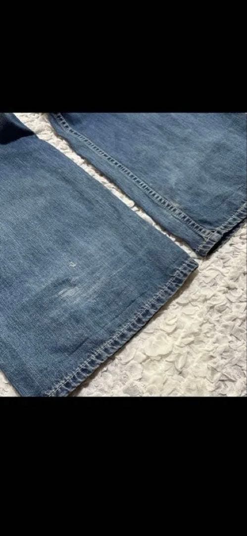 ジョンブル　デニム フレンチ サロペット　オーバーオール　インディゴ　Lサイズ