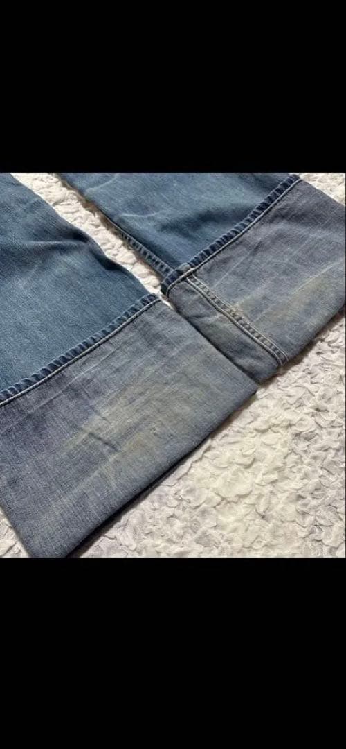 ジョンブル　デニム フレンチ サロペット　オーバーオール　インディゴ　Lサイズ