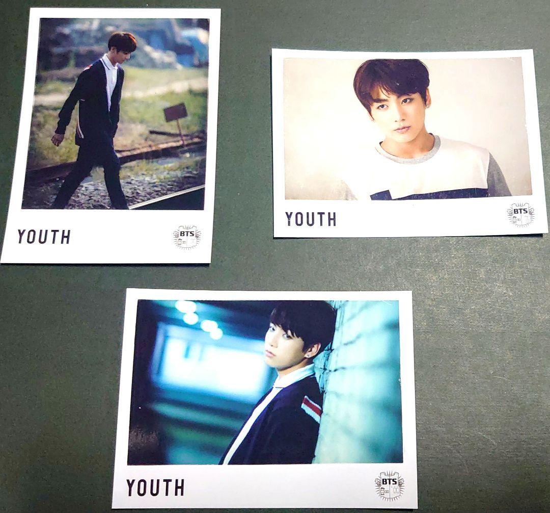 BTS 防弾少年団 BTS YOUTH 会場限定 フォト JUNGKOOK 3枚