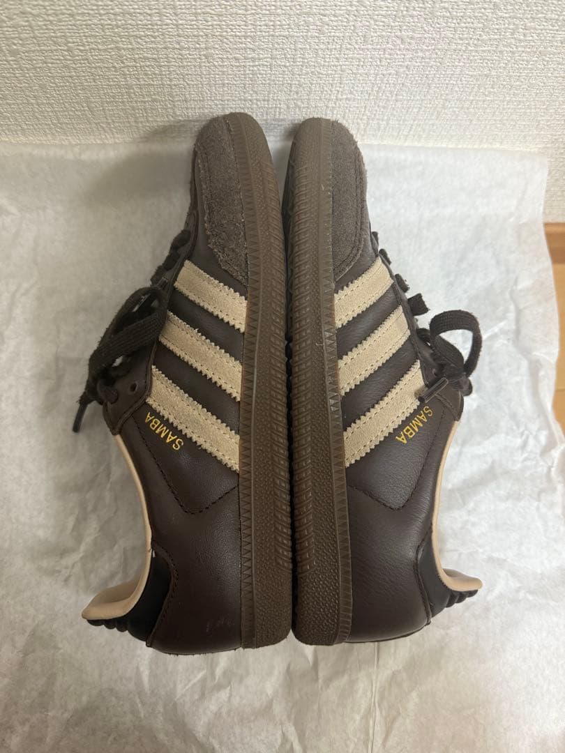 美品✨adidas samba ブラウン スニーカー 22.5cm