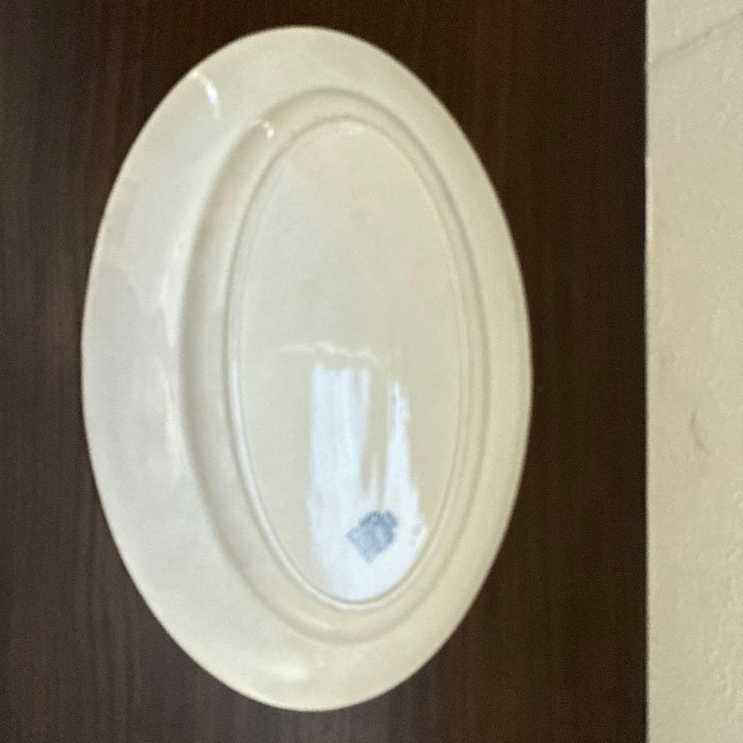 アンティーク　楕円形大皿　オーバル