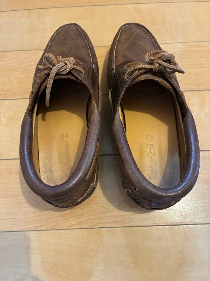 Timberland 3eye ブラウン デッキシューズ