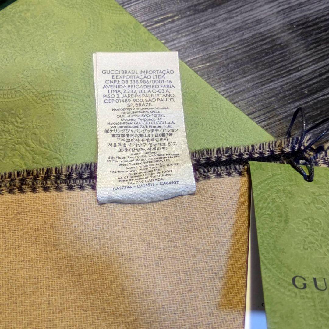 ❤新品箱袋付き❤GUCCI マフラー ストール スカーフ ショール❤定価7万円❤