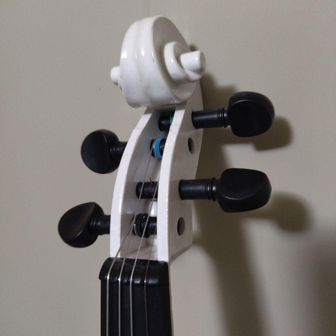 ♥特別価格♥新品未使用品の純白バイオリン4/4♥初心者用♥弓ケース松脂付