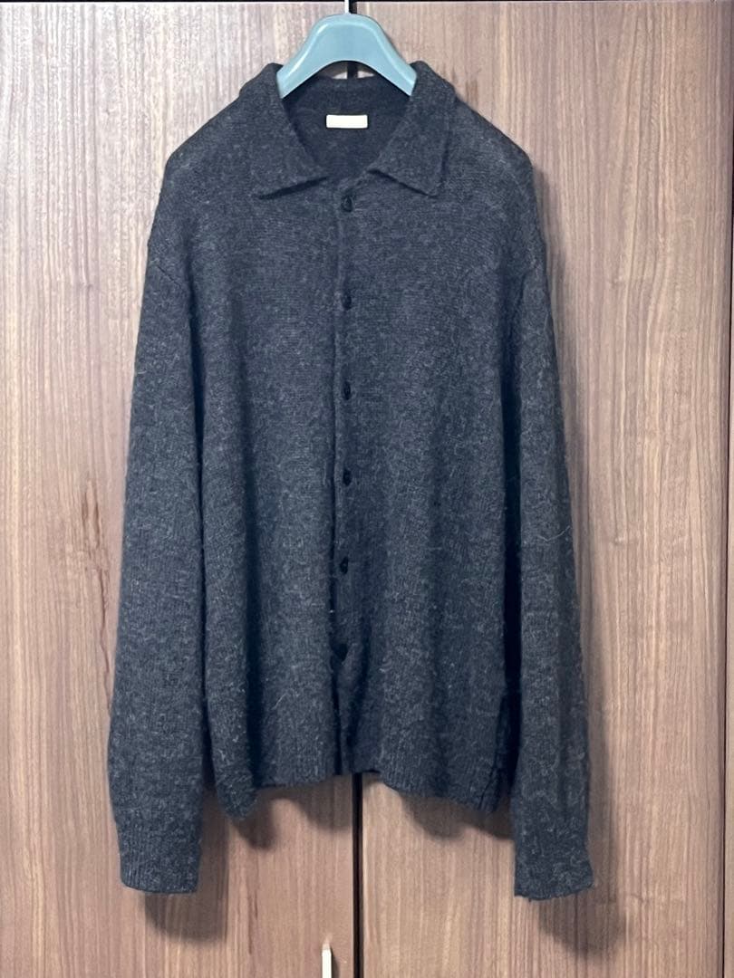 トップス Alpaca Knit Shirt Cardigan