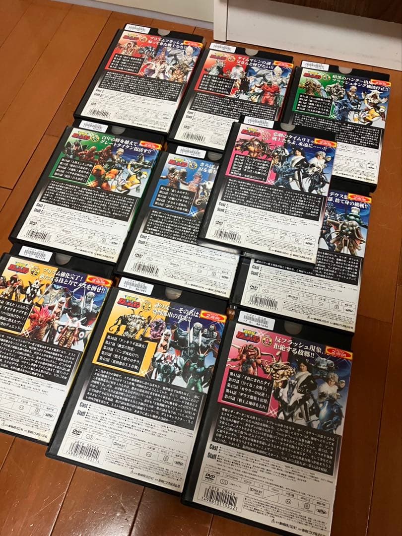 専用　超新星フラッシュマン DVD 全10巻　当時物　レトロ