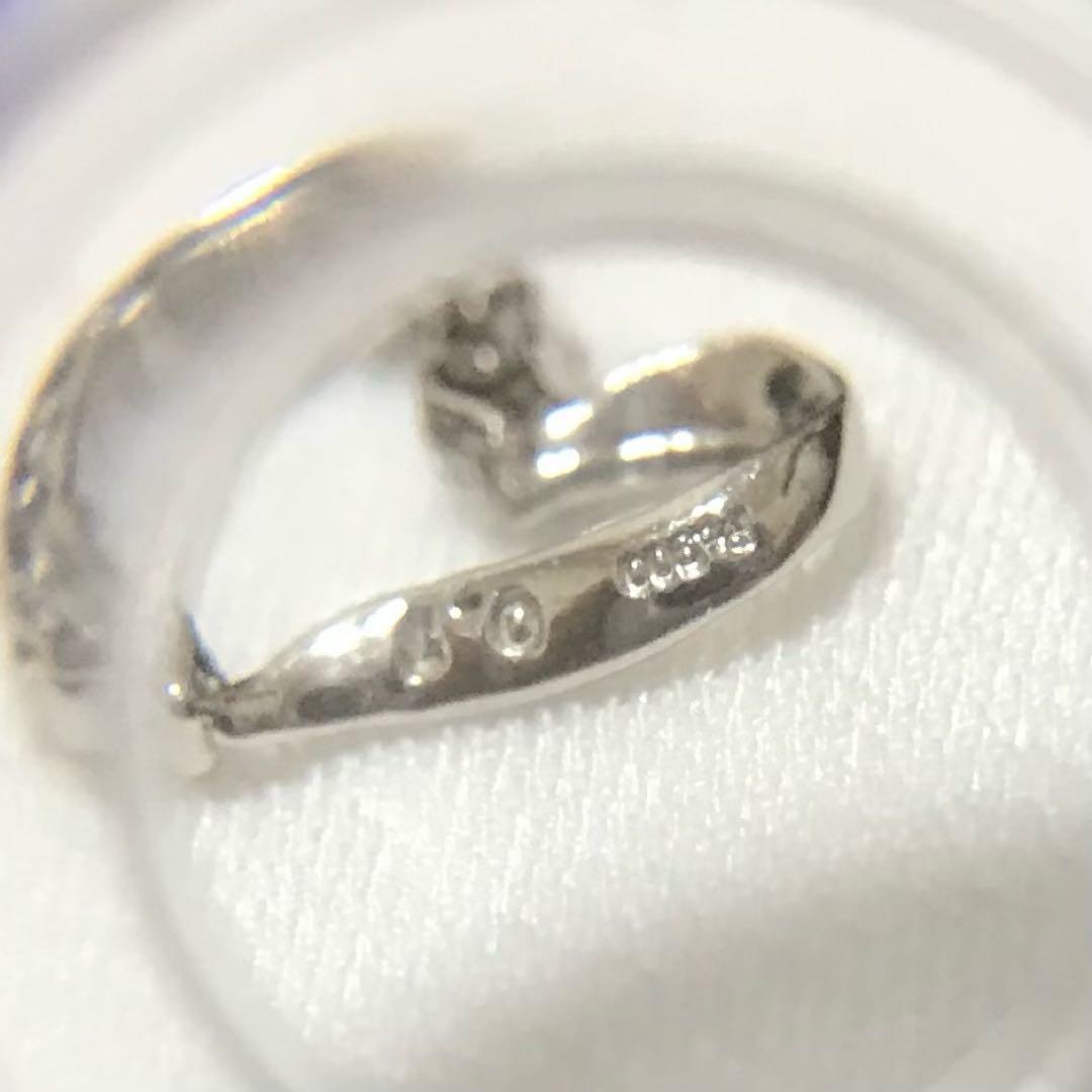 Pt900／Pt850 ダイヤモンドネックレス♡　10石 0.1ct