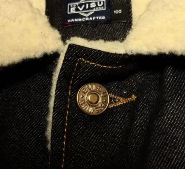 エビス　デニム　ジャケットコート L 大 カモメ 白