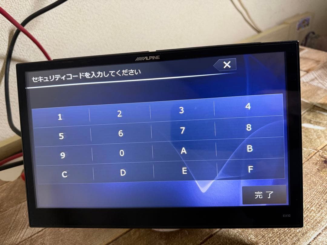 カーナビ EX10 Alpine
