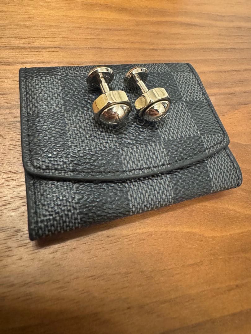 【美品】LOUIS VUITTON カフリンクス シルバー