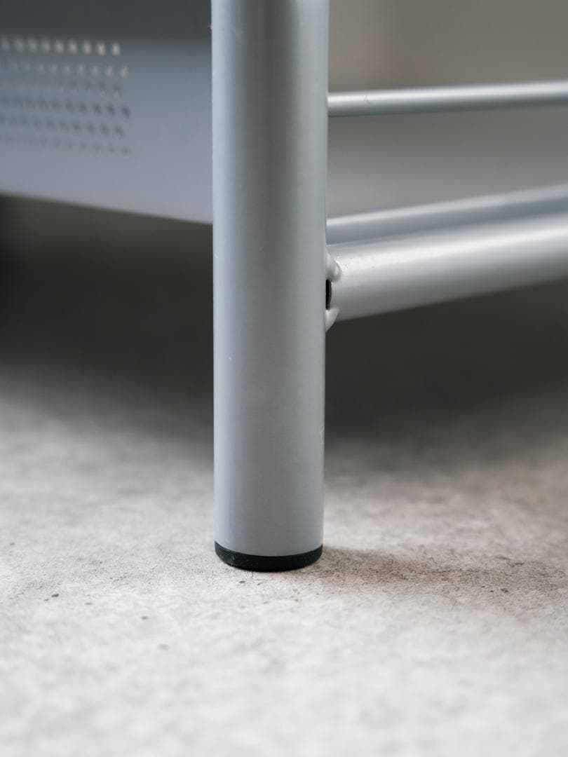 80-90's vintage パンチングメタル テーブル/TVボード モダン