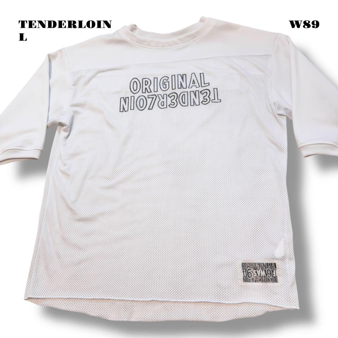 未使用品！ TENDERLOIN 長袖Tシャツ ロンT NFL ホワイト 白 L