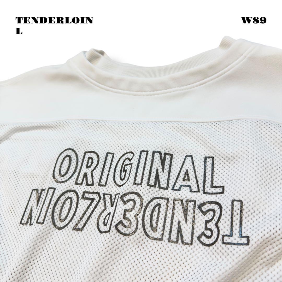 未使用品！ TENDERLOIN 長袖Tシャツ ロンT NFL ホワイト 白 L