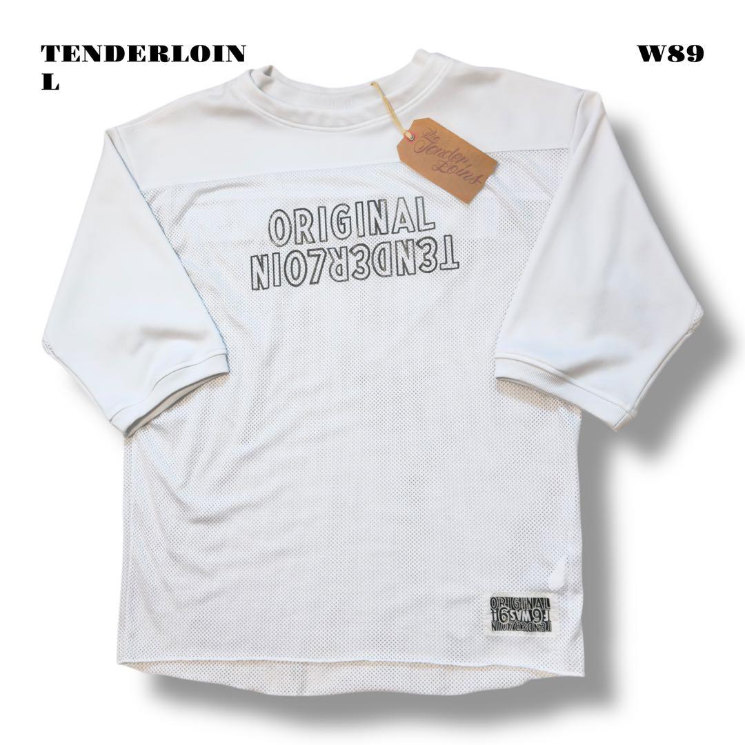未使用品！ TENDERLOIN 長袖Tシャツ ロンT NFL ホワイト 白 L