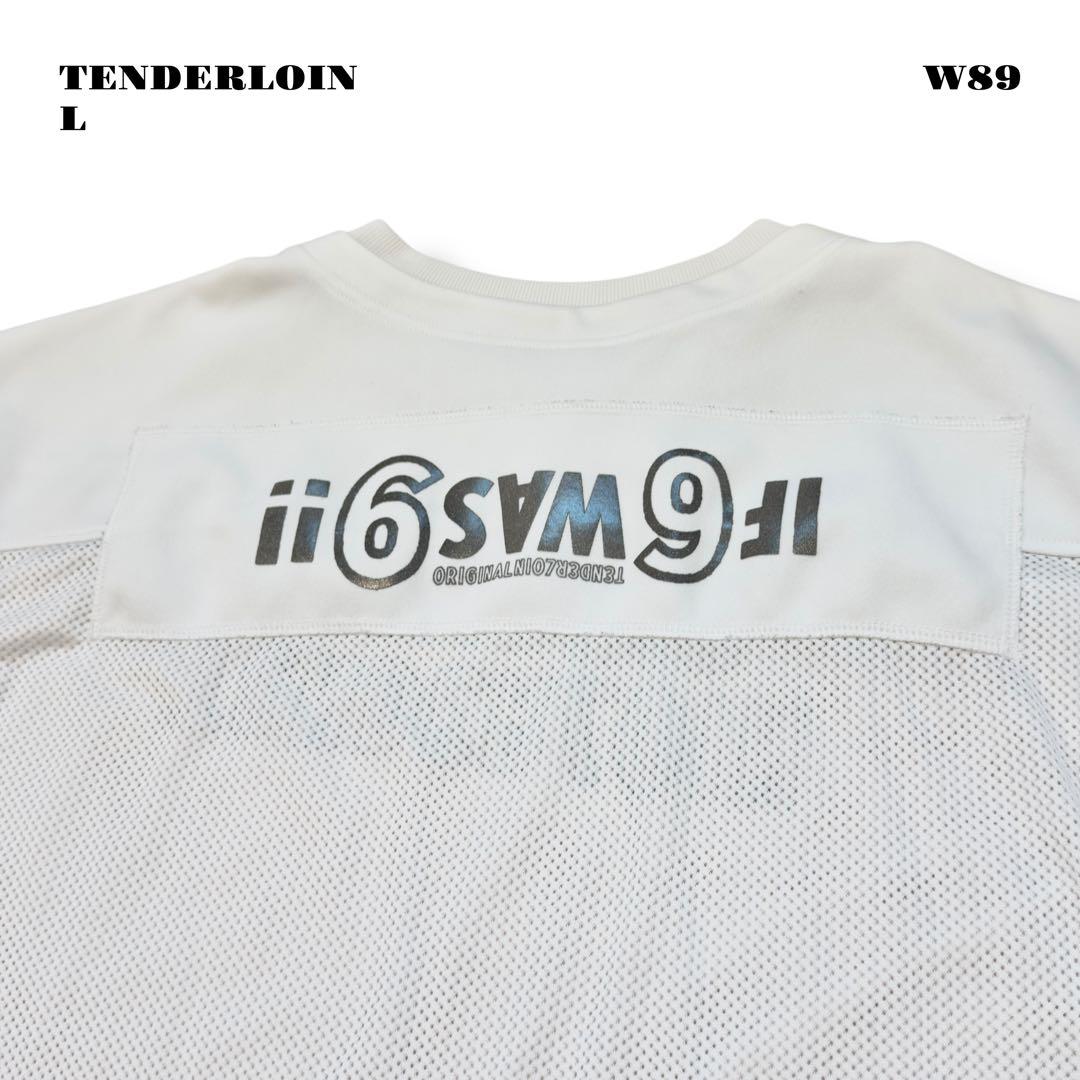 未使用品！ TENDERLOIN 長袖Tシャツ ロンT NFL ホワイト 白 L