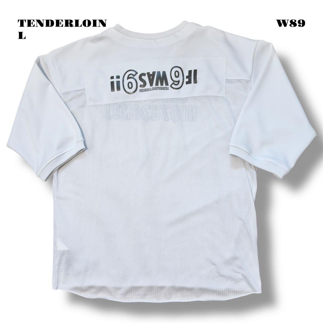 未使用品！ TENDERLOIN 長袖Tシャツ ロンT NFL ホワイト 白 L