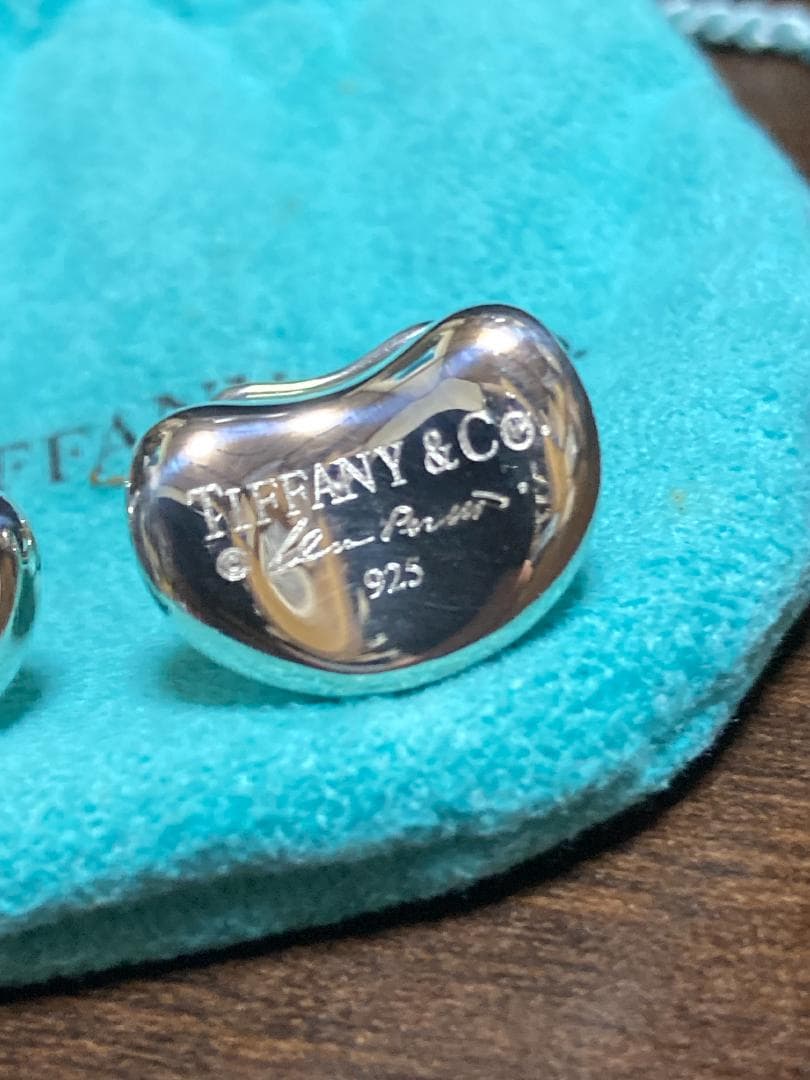 美品 ティファニー ビーンズ エルサペレッティ カフス シルバー 925