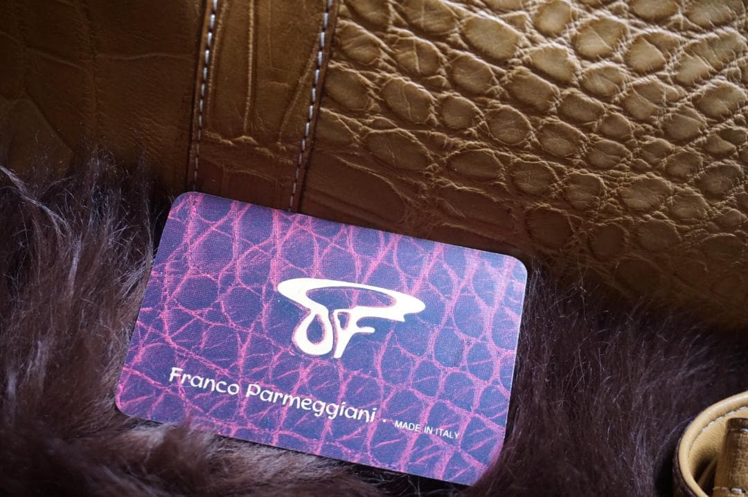 Franco Parmeggiani エキゾチックレザー 2WAYハンドバック