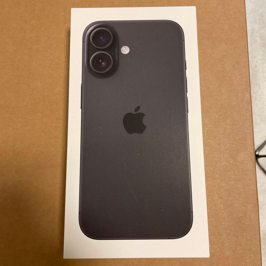 Apple iPhone 16 ブラック 本体 未使用品未開封品