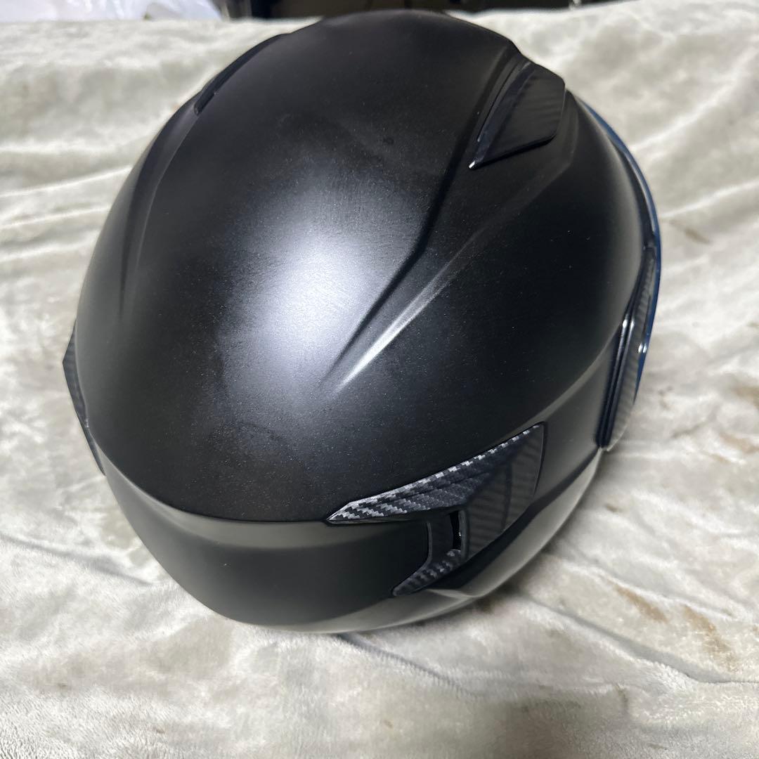 Kabuto Ryuki システムフルフェイスヘルメット マットブラックＬ