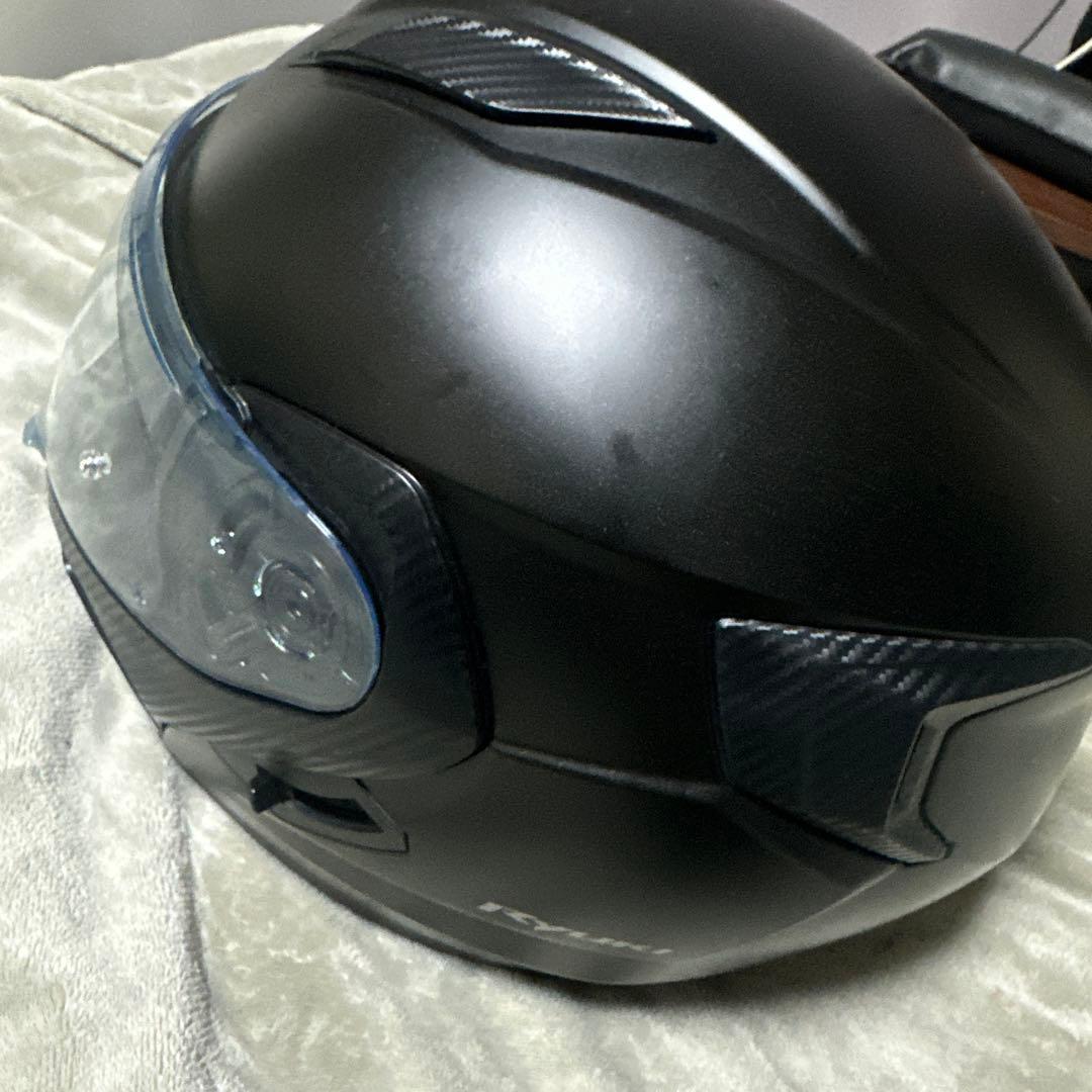 Kabuto Ryuki システムフルフェイスヘルメット マットブラックＬ