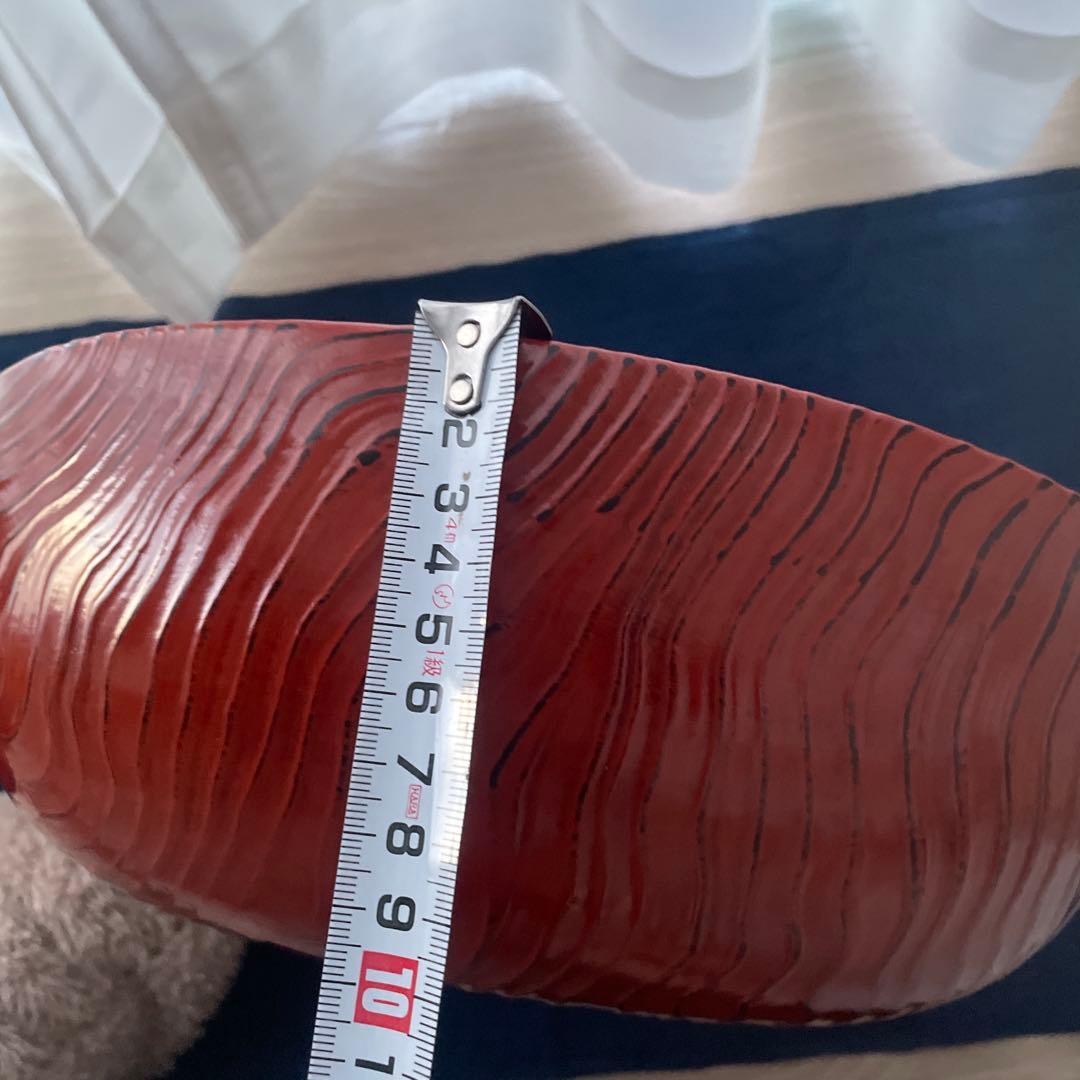 山中木製漆器　根来塗　杉　大鉢