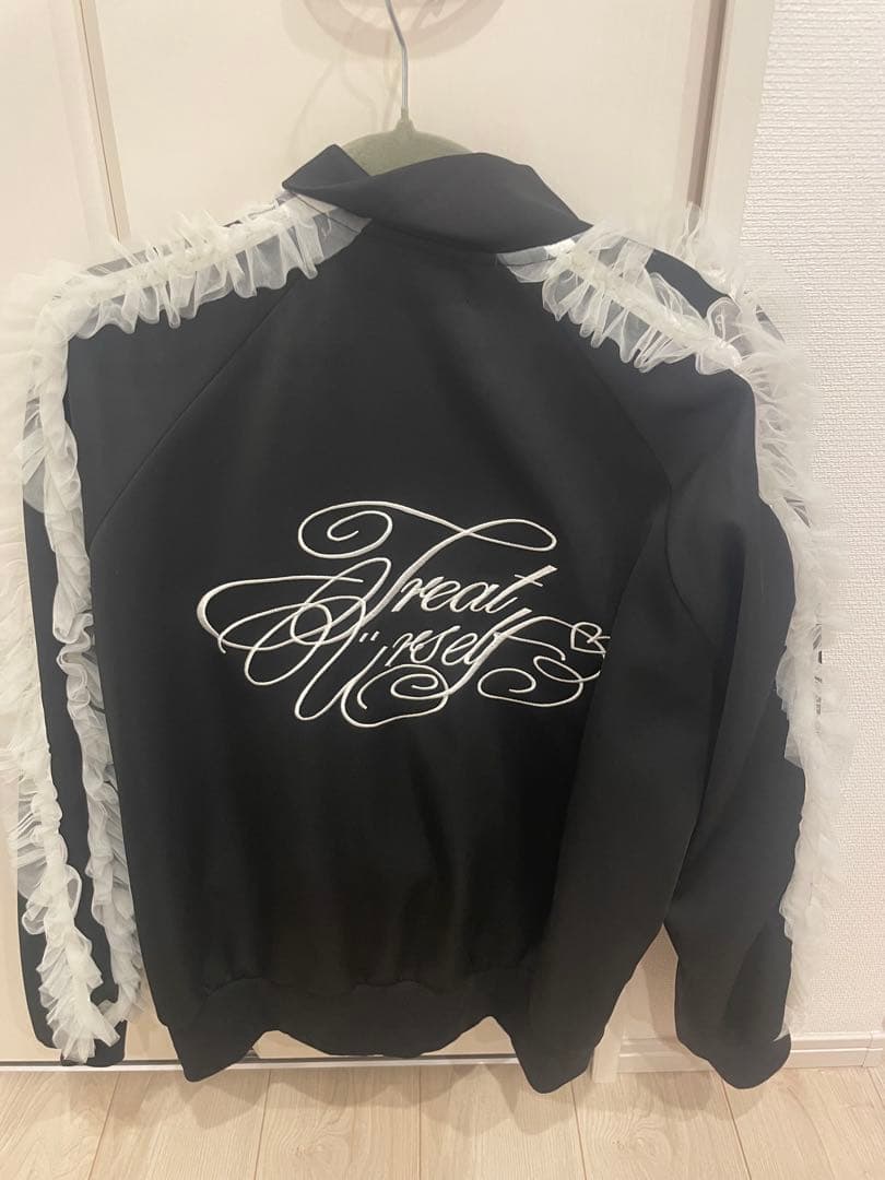 トップス Treat Girl's tulle frill jersey